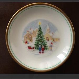 Vintage Mikasa Mini Christmas Plate With Box